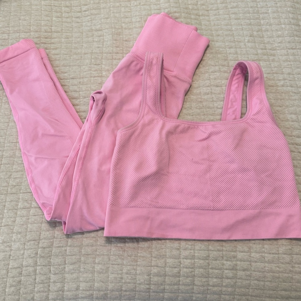 Pink Women's Workout Set